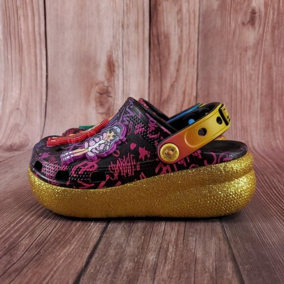 Crocs Rainbow High Cutie Crush Kids Size 12C Multicolor Walking Clogs Sandals - Picture 2 of 13